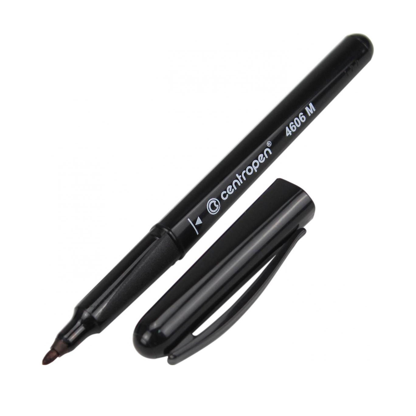 Маркер перманентный для CD/DVD CD-Pen Ergoline 1,0мм.(M) 4606, черн. Centropen - фото 6