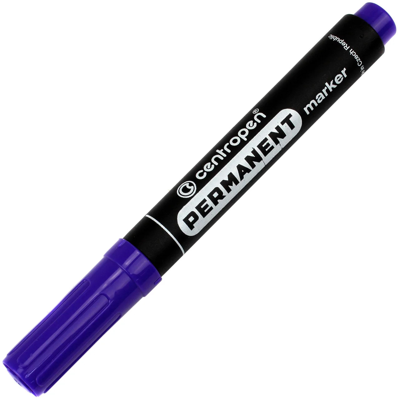 Маркер перманентний, круглий накінечник, 2,5мм., фіолет. Centropen - фото 3
