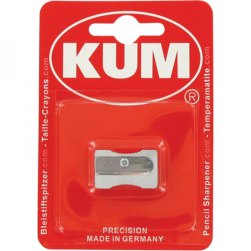 Точилка без контейнера 400-1K, металева, клиноподібна форма з вигинами для пальців KUM - фото 3