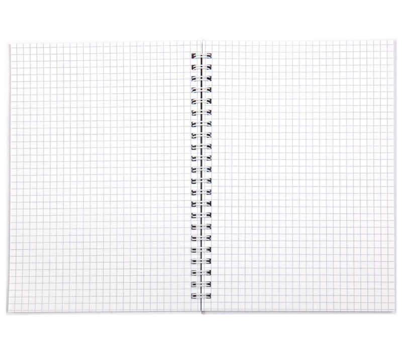 Зошит на спіралі А5, 96арк., клітинка, тверда обкладинка, Vienna Axent - фото 3