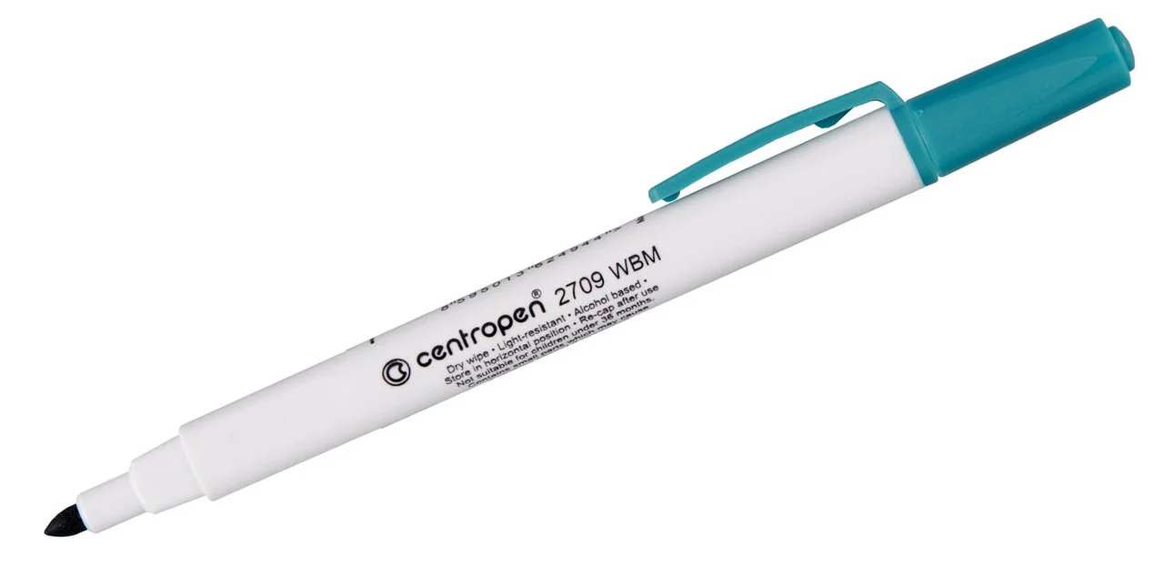 Маркер для досок круглое острие BOARD 1-2мм. 2709, зелен. Centropen - фото 5