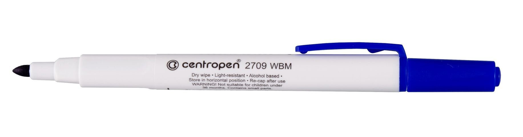 Маркер для досок круглое острие BOARD 1-2мм. 2709, син. Centropen - фото 5