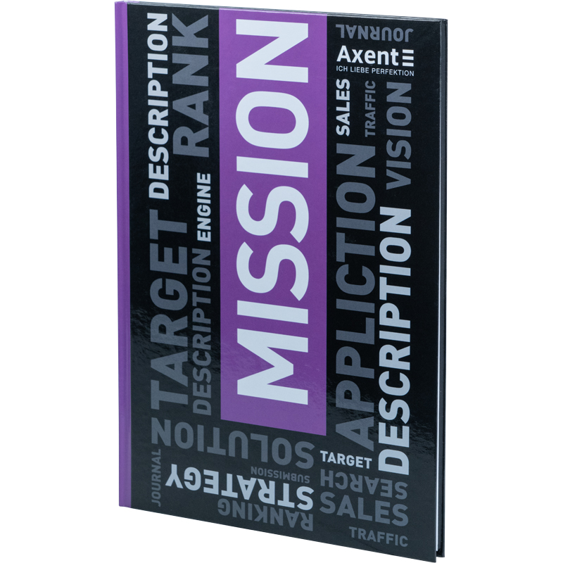 Книга учета 80л., А4, Colors, твердый переплет, офсет, кл., фиолет. Axent - фото 3