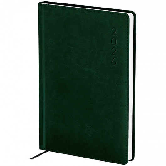 Щоденник 2026 Classic Lux, 145*210, слп/т темно-зелений Axent - фото 1
