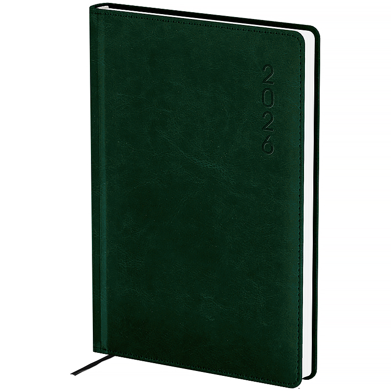Щоденник 2026 Classic Lux, 145*210, слп/т темно-зелений Axent - фото 1