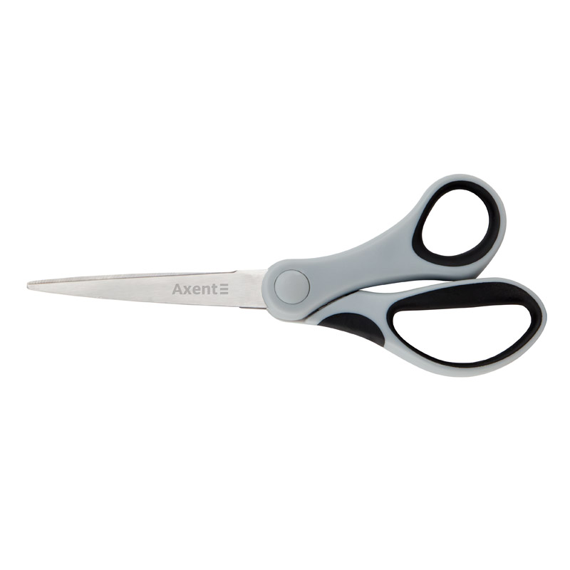 Ножницы 18см. Duoton, серо-черные Axent - фото 3