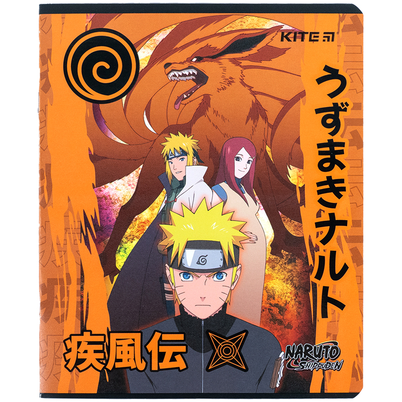 Тетрадь 24 лист.,лин., гибр. лак + УФ лак, Naruto Shippuden (NR24-239) Kite - фото 19