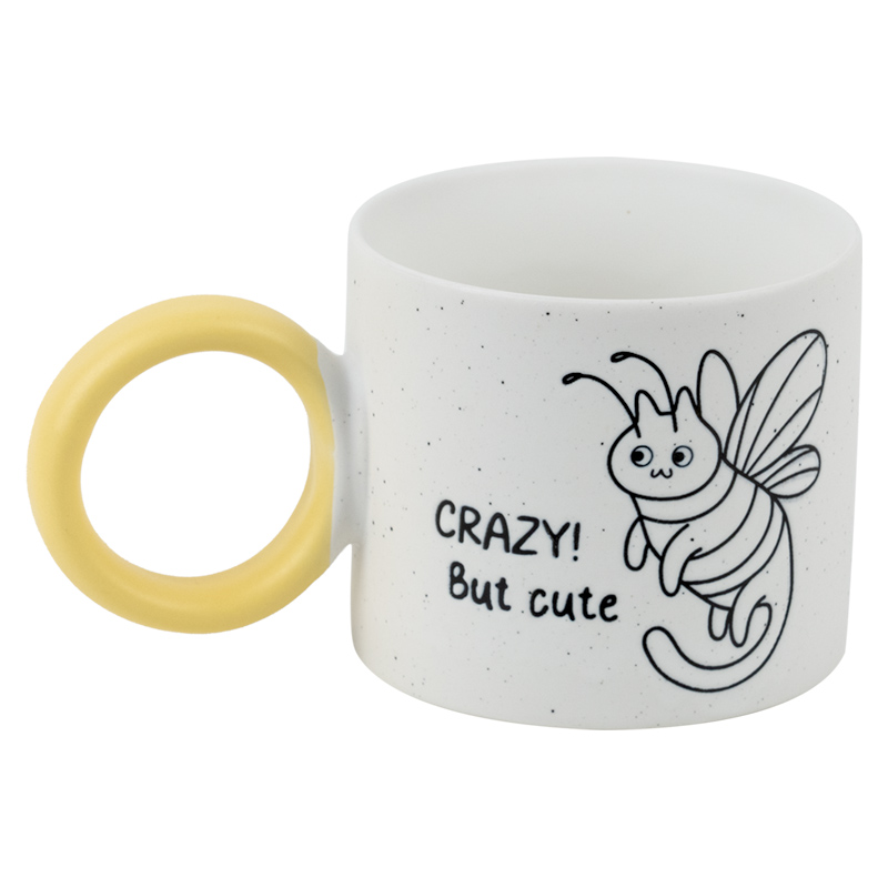 Чашка 370 мл Crazy cat (K25-220-5) Kite - фото 3