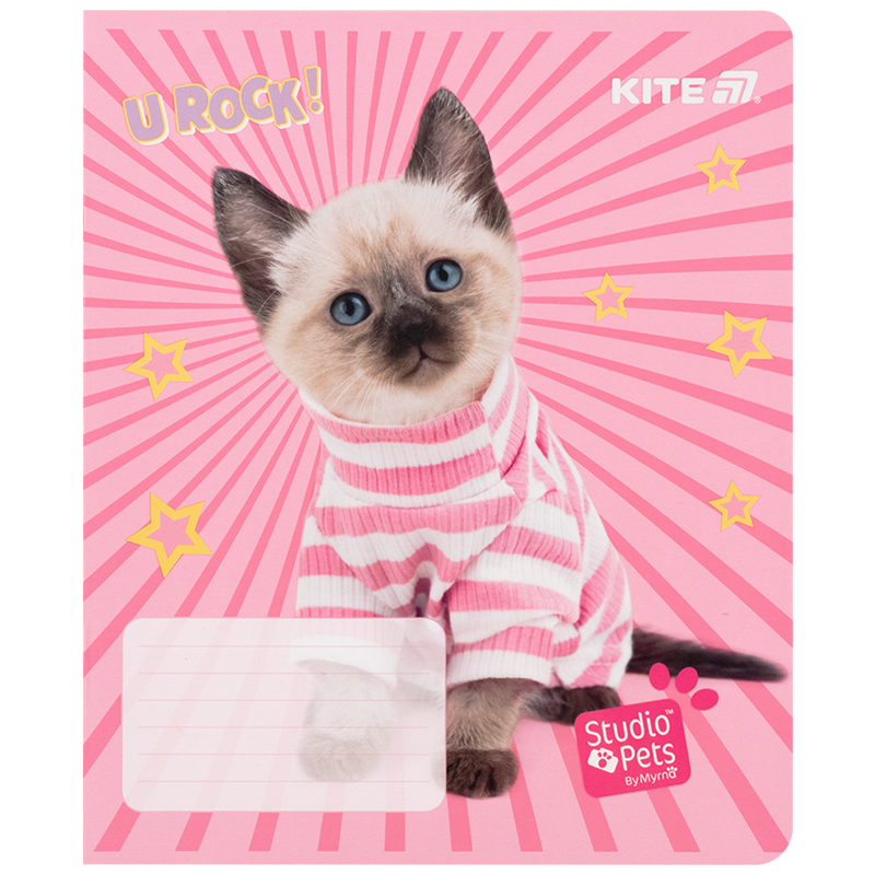 Зошит 12 арк., кл., софт тач + УФ лак, Studio Pets (SP25-232) Kite - фото 14