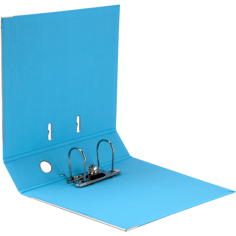 Регистратор 7,5см. А4 (PP двустороннее покрытие) Prestige, св.-голубой Axent - фото 3