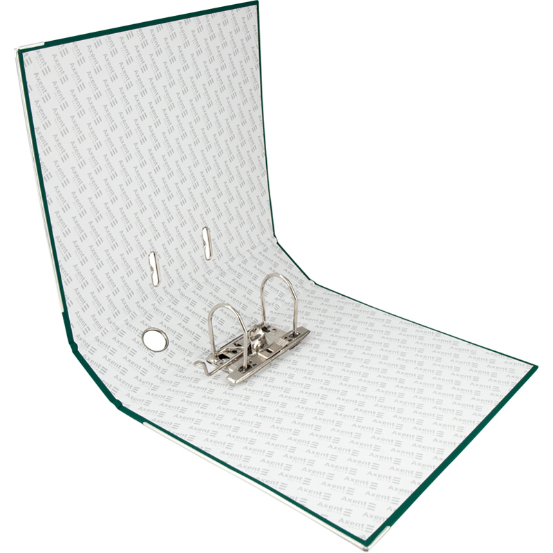 Регистратор 7,5см. А4 (PP) односторонний, темно-зелен. Axent Delta - фото 3