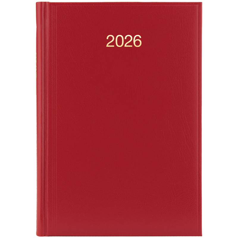 Щоденник 2026 Стандарт Miradur, золоте тиснення, червоний Brunnen - фото 1