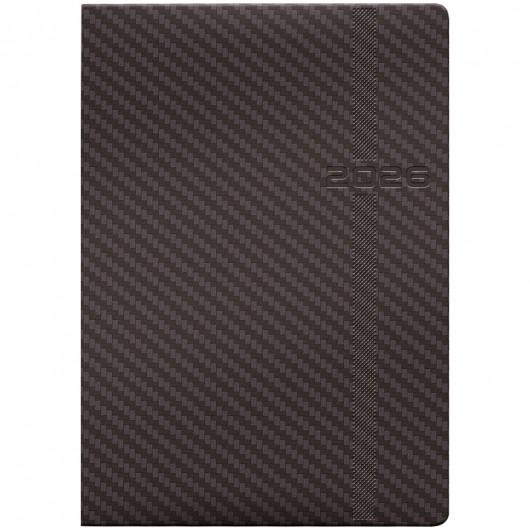 Щоденник 2026 Стандарт Soft Carbon, сірий Brunnen - фото 1