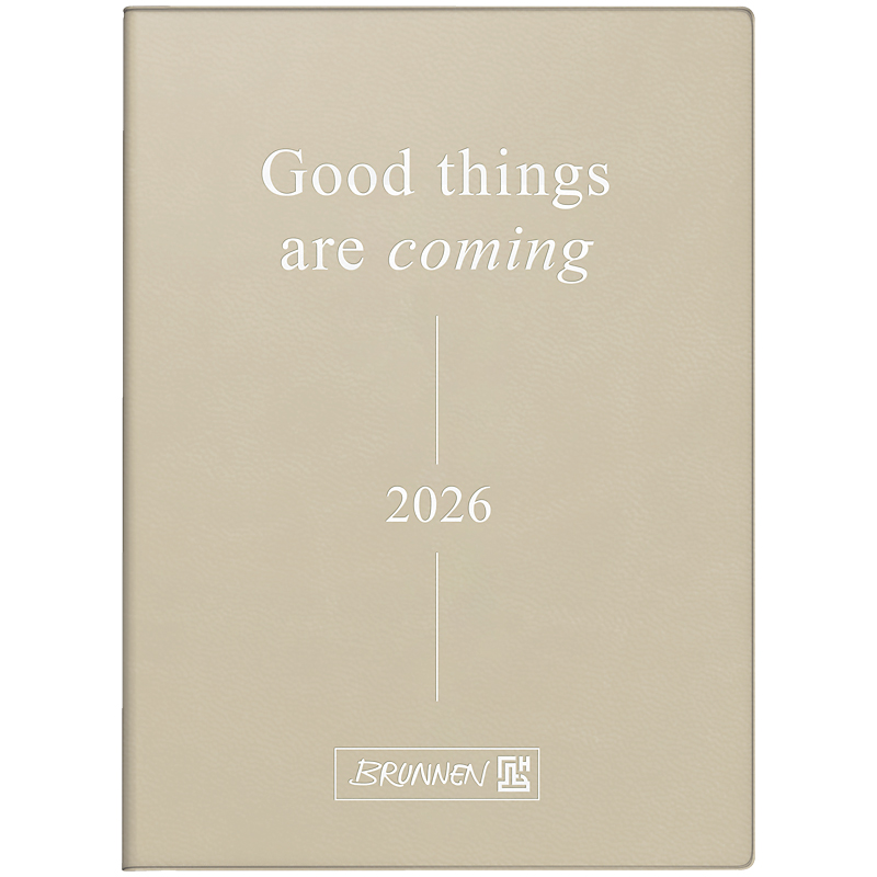 Щоденник 2026 Стандарт Torino Trend, бежевий Brunnen - фото 1