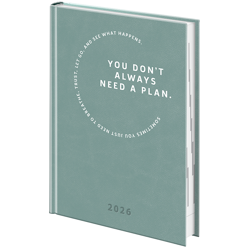 Ежедневник 2026 Стандарт Torino Trend, бирюз. холодный Brunnen - фото 1