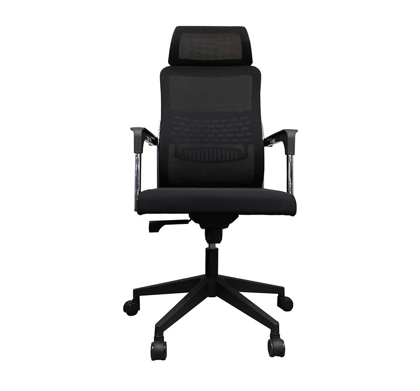 Кресло для персонала Вирго HR HB 8002A, черн. АКЛАС - фото 6