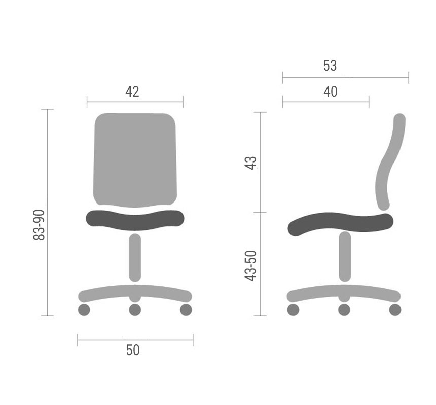 Кресло для персонала Иви , салат. АКЛАС - фото 3