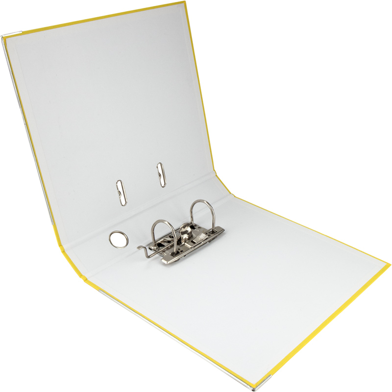 Реєстратор 5см. А4 (PP), односторонній, жовт. Axent Delta - фото 3