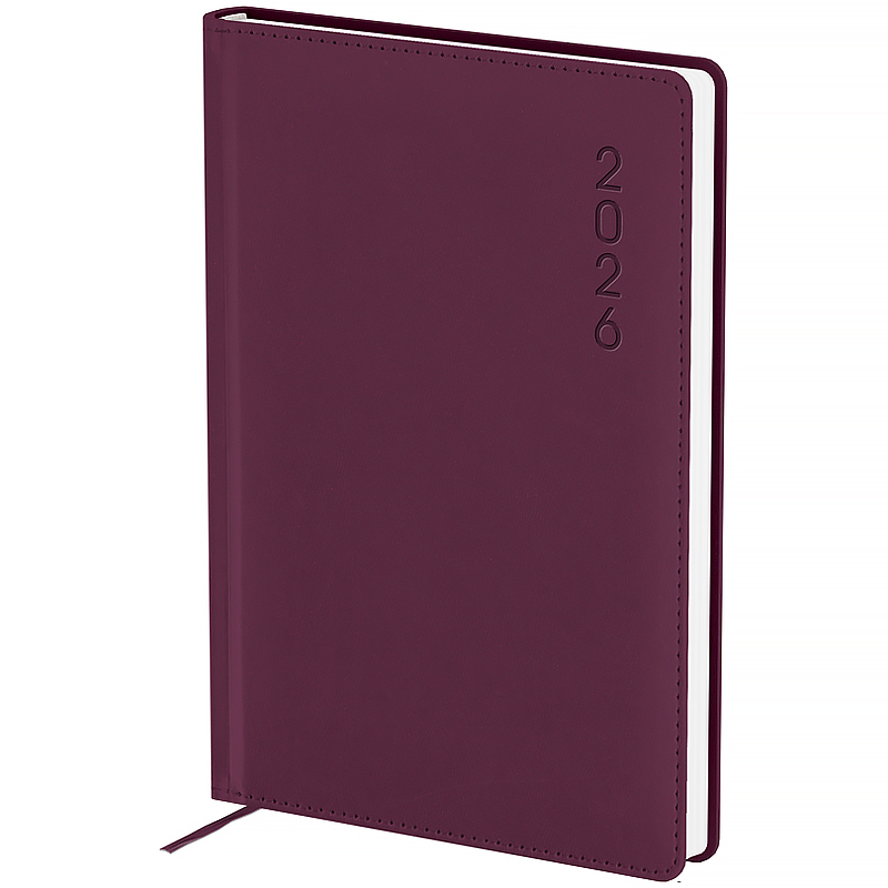 Щоденник 2026 Classic Palermo, 145*210, слп/т сливовий Axent - фото 2
