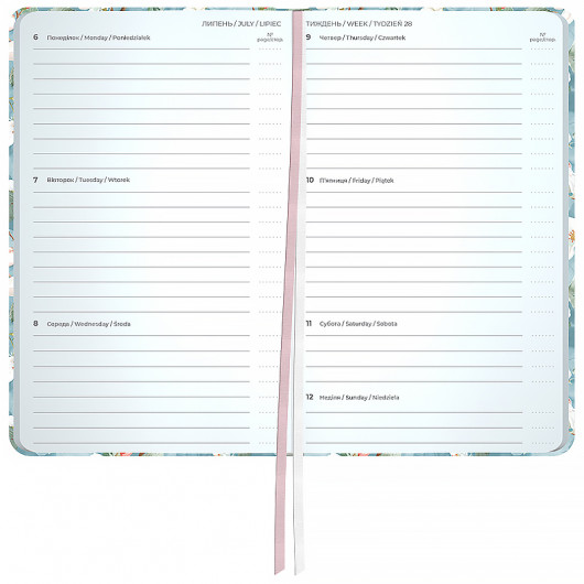 Щотижневик 2026 Pocket, 90*150мм, Gentle Blossom Axent - фото 3