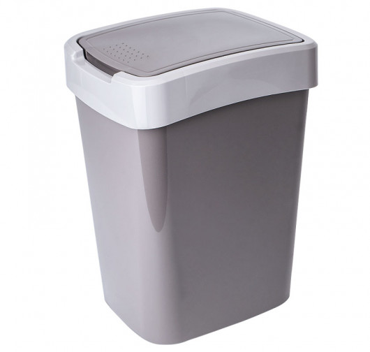 Ведро для мусора с поворотной крышкой 