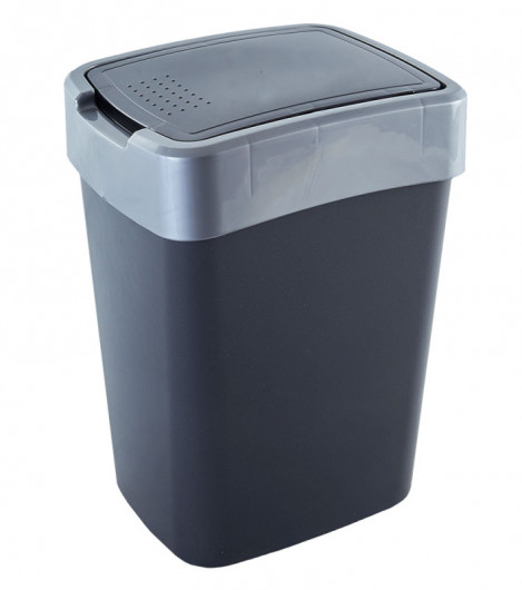 Ведро для мусора с поворотной крышкой 