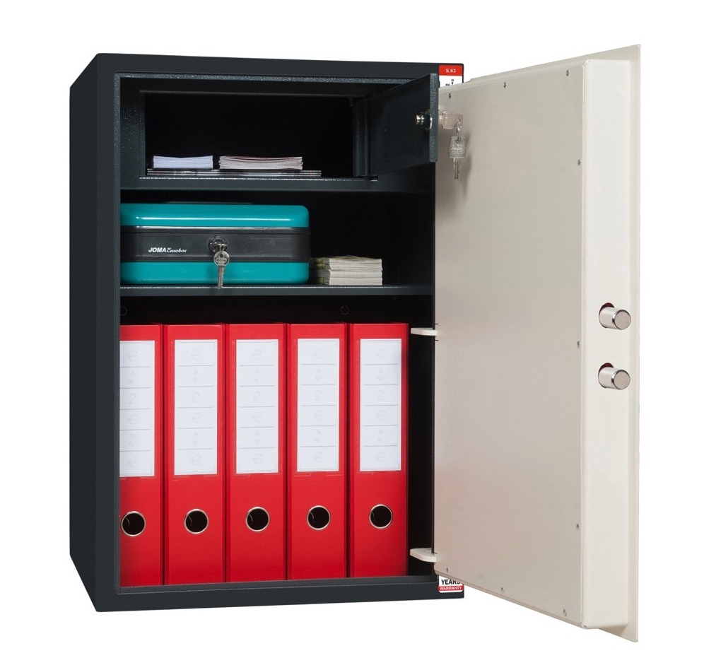 Сейф офисный (630*430*365мм.) ключевой сувальдный замок, S.63.K Griffon - фото 1