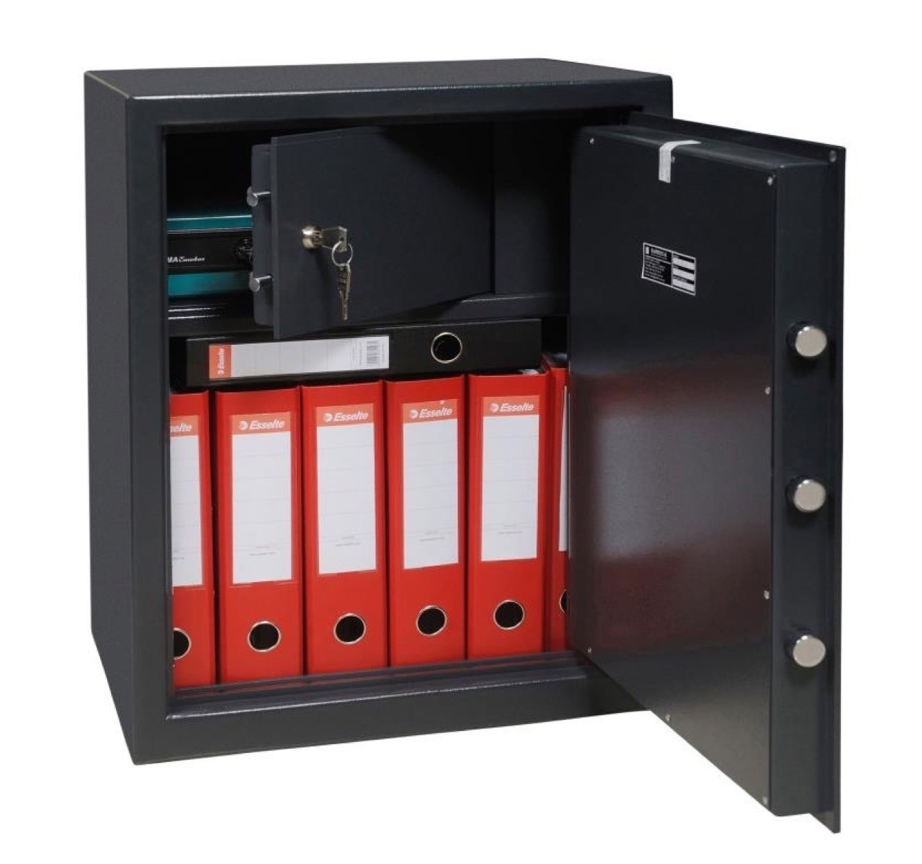 Сейф офісний з електроним кодовим замом 618*480*370мм, R.60.E Griffon - фото 2