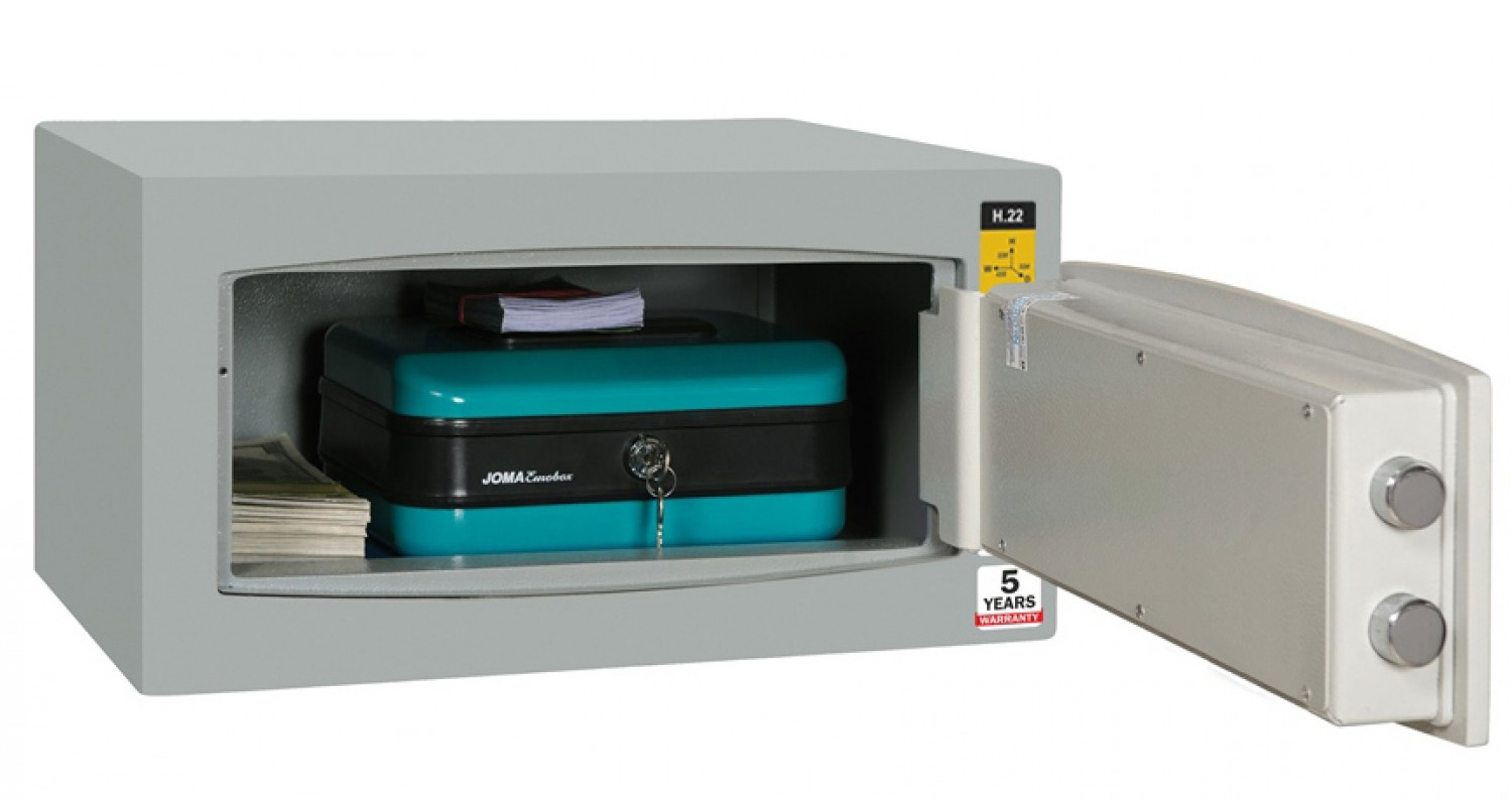 Сейф зламостійкий (220*435*324мм.)  з ключовим сейфовим замком STUV, H.22.K Griffon - фото 1