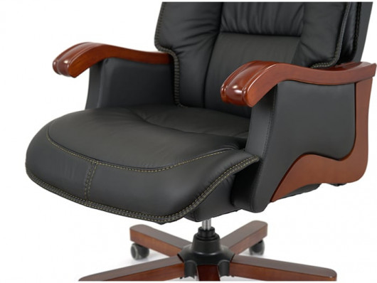 Кресло Галахад EX RL (Кожа LC-A) черный АКЛАС - фото 16