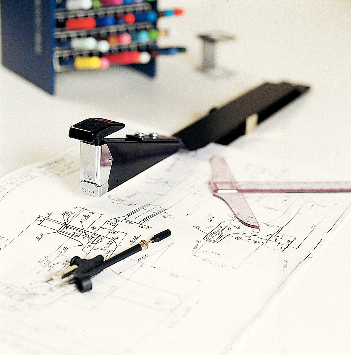 Степлер 24/6 - 24/8+, 40арк., Classic Longarm Stapler HD12/12, чорн. Rapid - фото 2