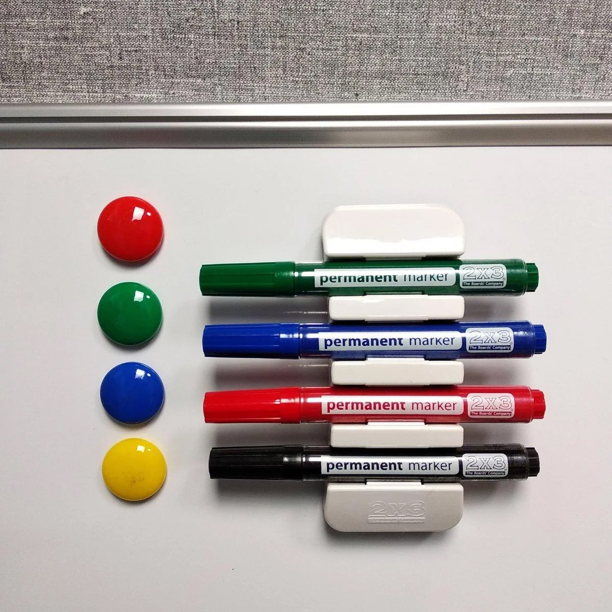 Тримач для маркерів магнітний на 4 маркера, горизонтальний 2x3 - фото 1