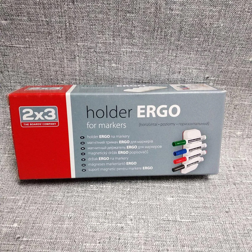 Тримач для маркерів магнітний на 4 маркера, горизонтальний 2x3 - фото 2