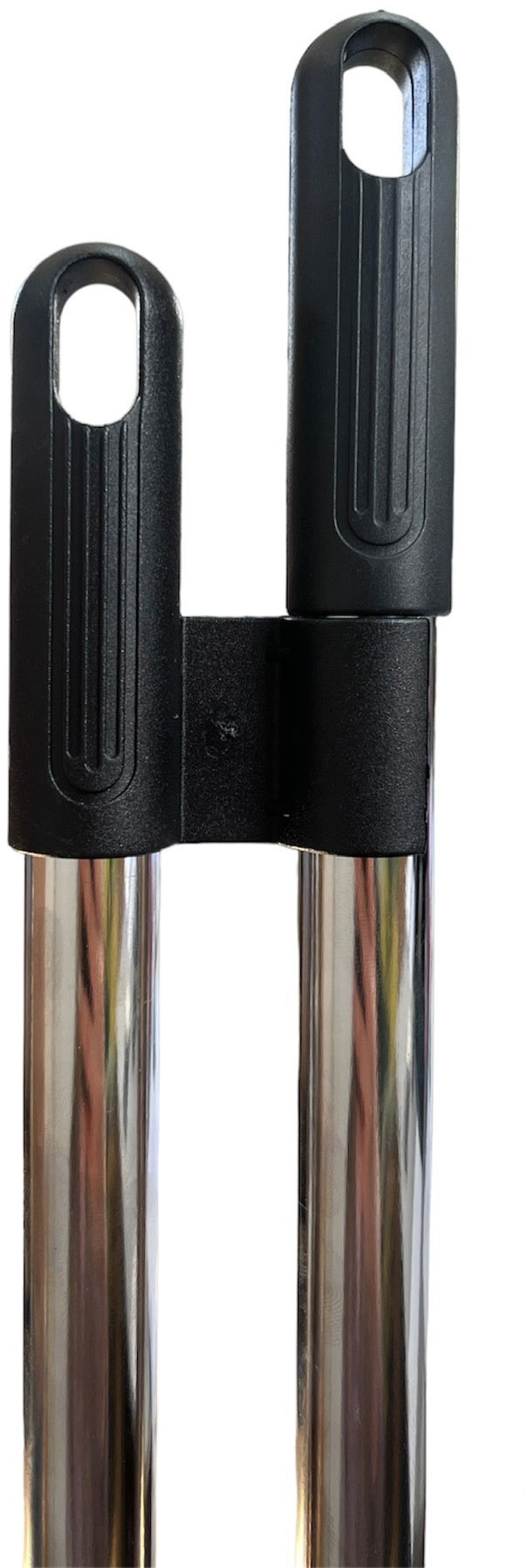 Набір для прибирання приміщень: щітка з довгою ручкою та совком, м'який ворс, хромований (А11705) Apex - фото 6