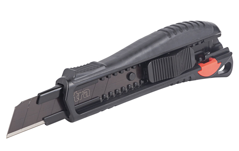 Нож сегментный большой 18мм., метал. направляющая, автомат. фиксатор ULTRA - фото 4