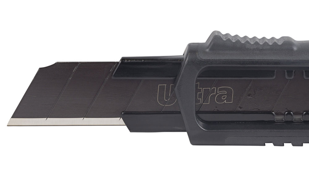 Нож сегментный большой 18мм., метал. направляющая, автомат. фиксатор ULTRA - фото 5