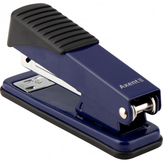 Степлер 24/6 Exakt-2, 25л., глубина скрепления 55мм., метал., 4925-A синий Axent - фото 3
