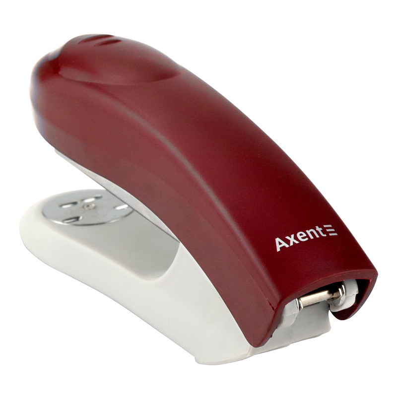 Степлер 24/6 Welle-2, 20л., глубина скрепления 65мм., пласт., 4820-A красный Axent - фото 3