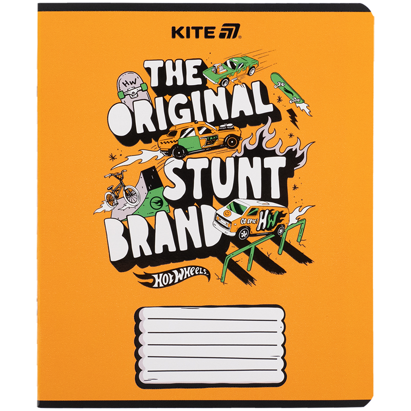 Тетрадь 18 лист., кл., гибр. лак + УФ лак, Hot Wheels (HW25-236) Kite - фото 12