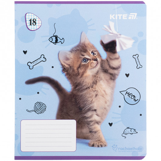 Тетрадь 18 лист., кл., гибр. лак + УФ лак, RH (R25-236) Kite - фото 11