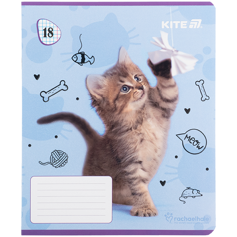 Тетрадь 18 лист., кл., гибр. лак + УФ лак, RH (R25-236) Kite - фото 11