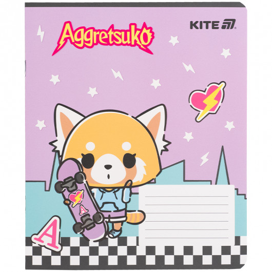 Зошит 18 арк., кл., софт тач + УФ лак, Aggretsuko (AR25-236) Kite - фото 13