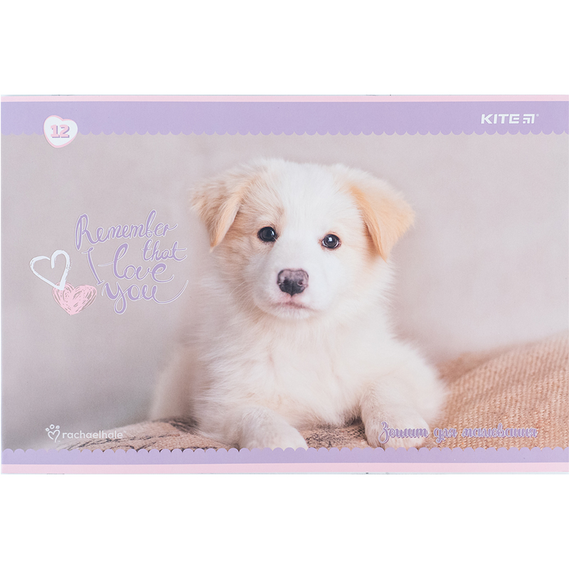 Тетрадь для рисования, 12 л., скоба, софт тач + УФ лак, RH Kite - фото 10