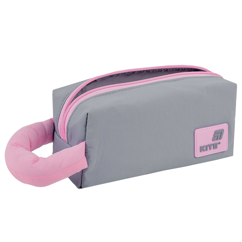 Пенал 2703-2 серо-розовый Kite - фото 6