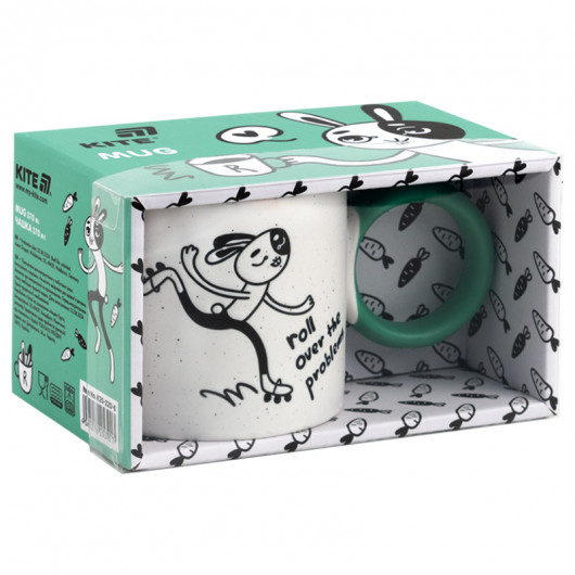 Чашка 370 мл Roller bunny (K25-220-6) Kite - фото 4