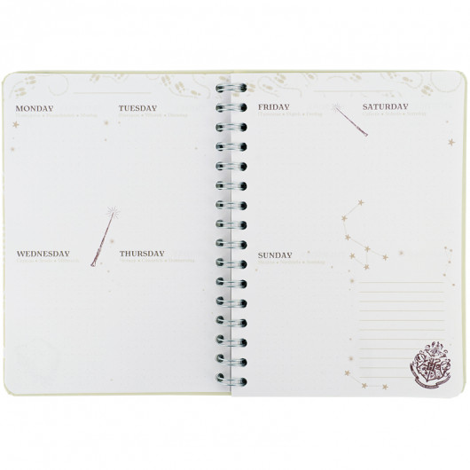 Ежедневник на спирали, твердая обложка, Harry Potter (HP25-438) Kite - фото 8