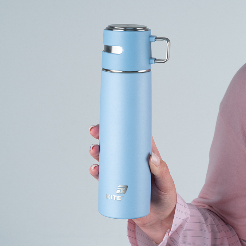 Термос 500 мл, голубой (K25-1224-2) Kite - фото 4