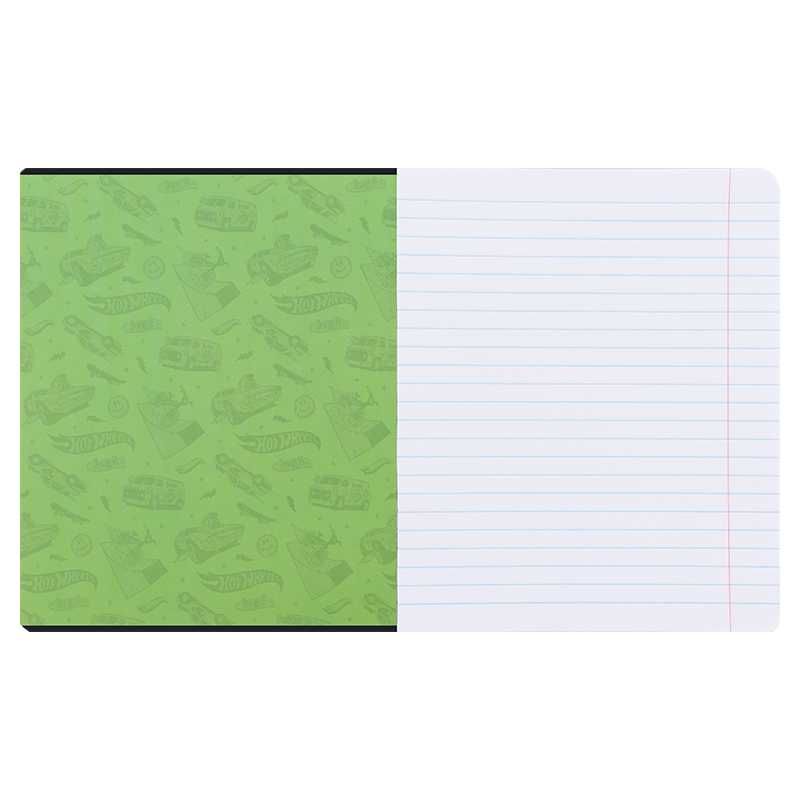 Тетрадь 18 лист., лин., гибр. лак + УФ лак, Hot Wheels (HW25-237) Kite - фото 16