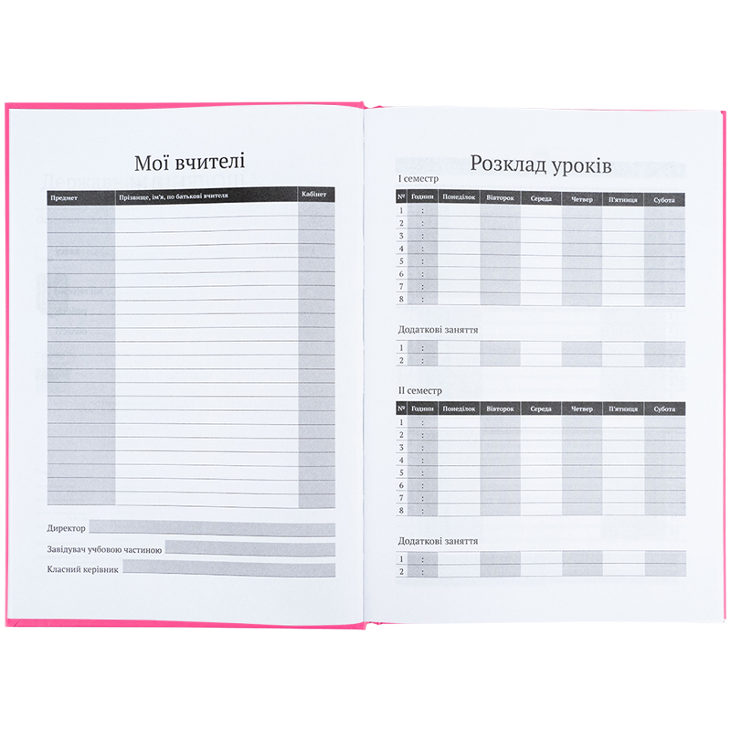 Школьный дневник, твёрдая обложка, розовый (K25-262-14) Kite - фото 8