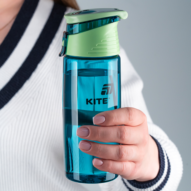 Пляшечка для води, 550 мл, смарагдова (K25-401-2) Kite - фото 4